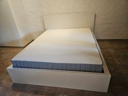 Komplettes Bett Malm/ Leirsund/Valeväg 160cm