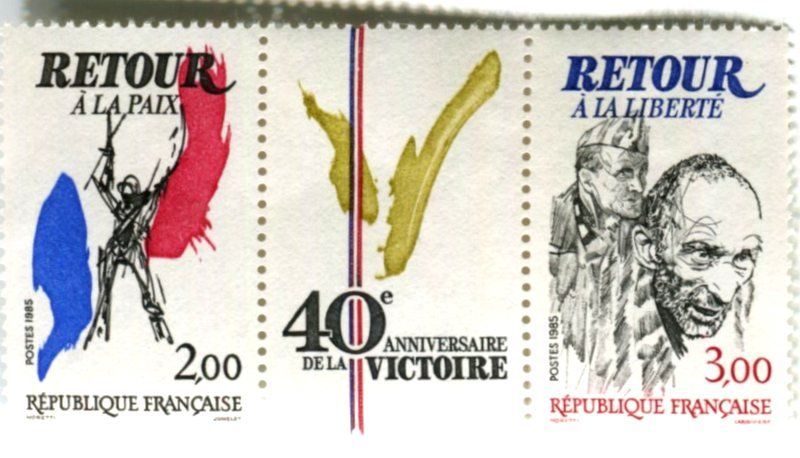 Tutti i francobolli: Briefmarken "Tag des Sieges". Frankreich – Nuovo e nell'imballaggio originale da Basel venduto da Butsch5