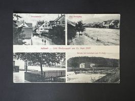 Postkarte Adliswil 1910 Hochwasser   (V612)