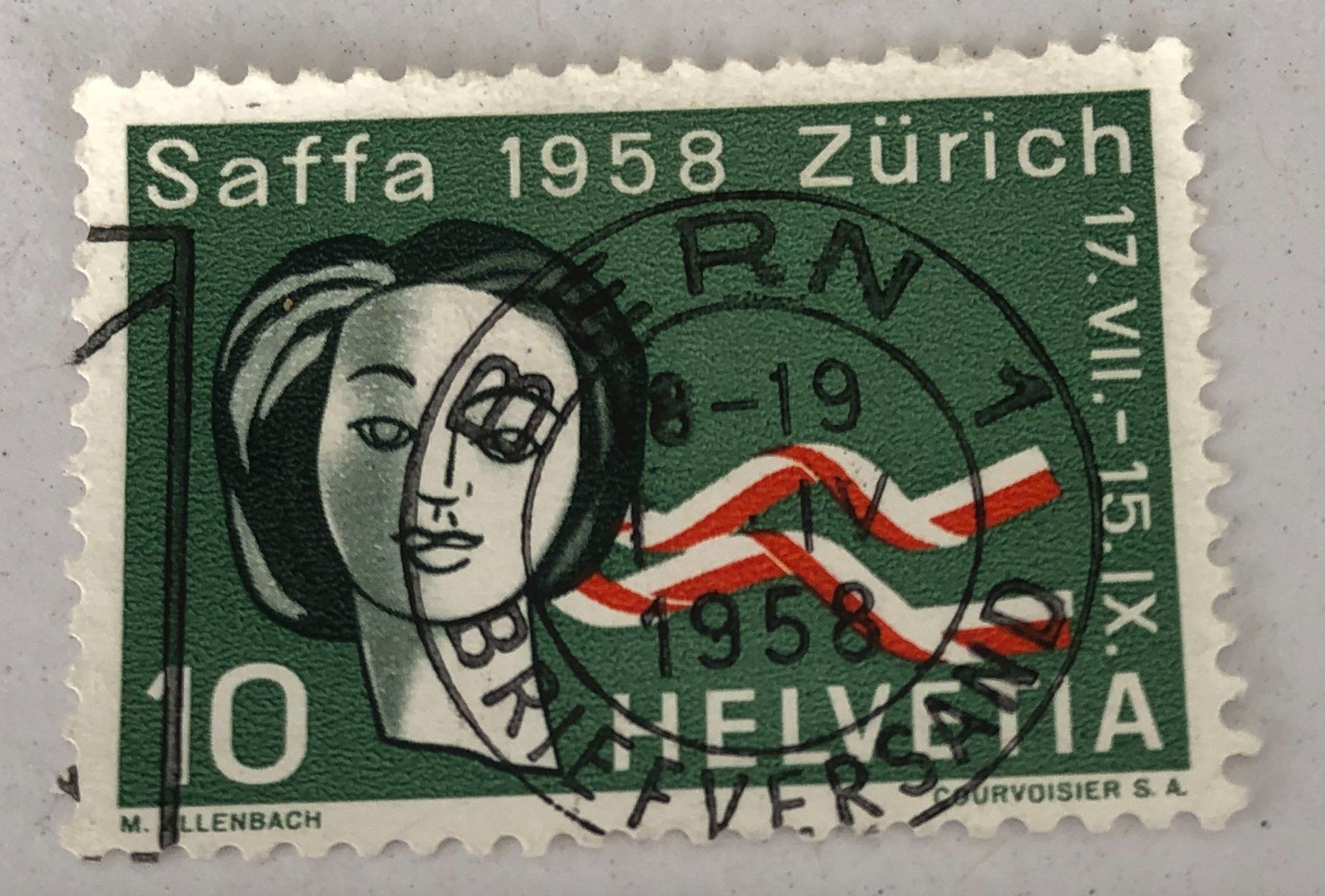 Alle Briefmarken: Nr.335 GESTEMPELT  Bern – Gebraucht aus Aarau von Billa007
