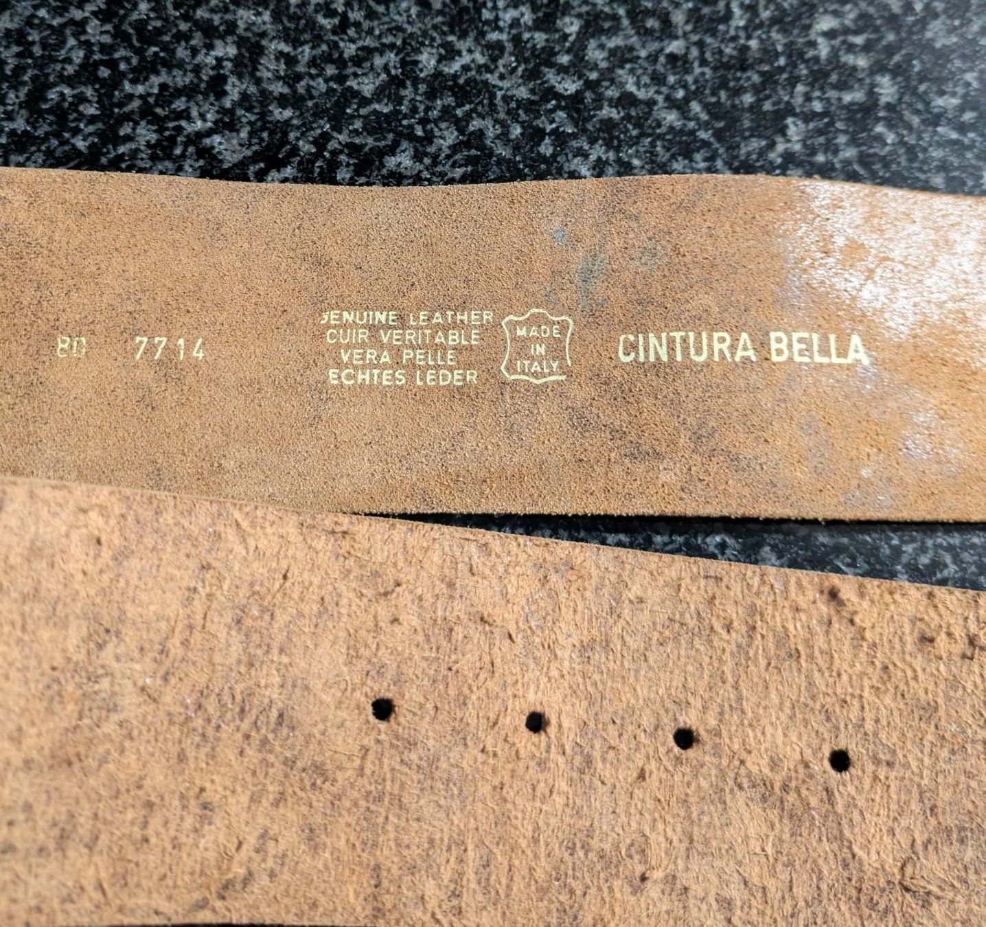 Ceintures: Ledergürtel 80 cm. Made Italy – Neuf (Voir description) à Benken SG par olga81 3