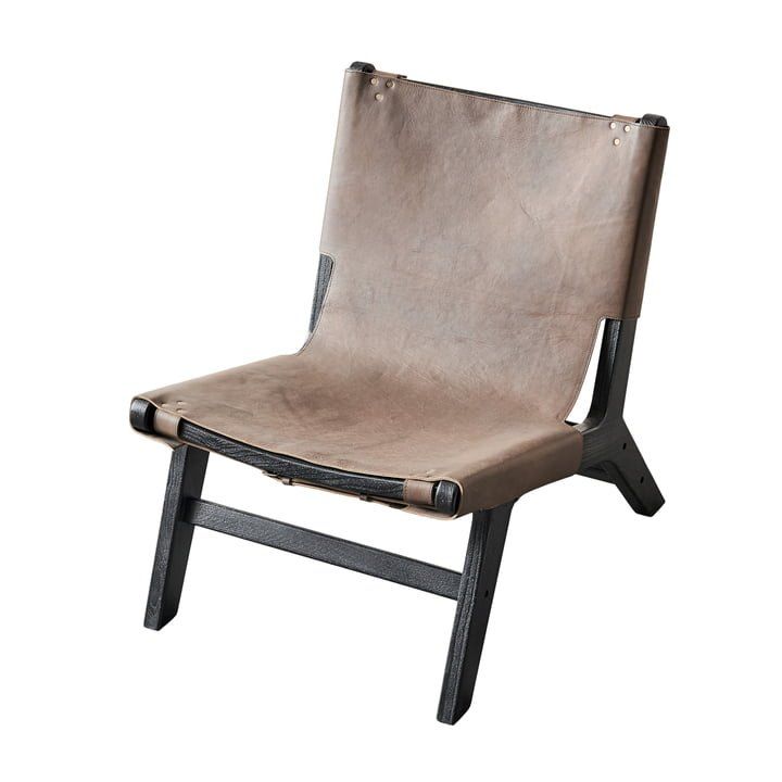 Chaises: Muubs - Philosophy Chaise Lounge, marron / noir – Neuf avec emballage d'origine à Biel/Bienne par new-life