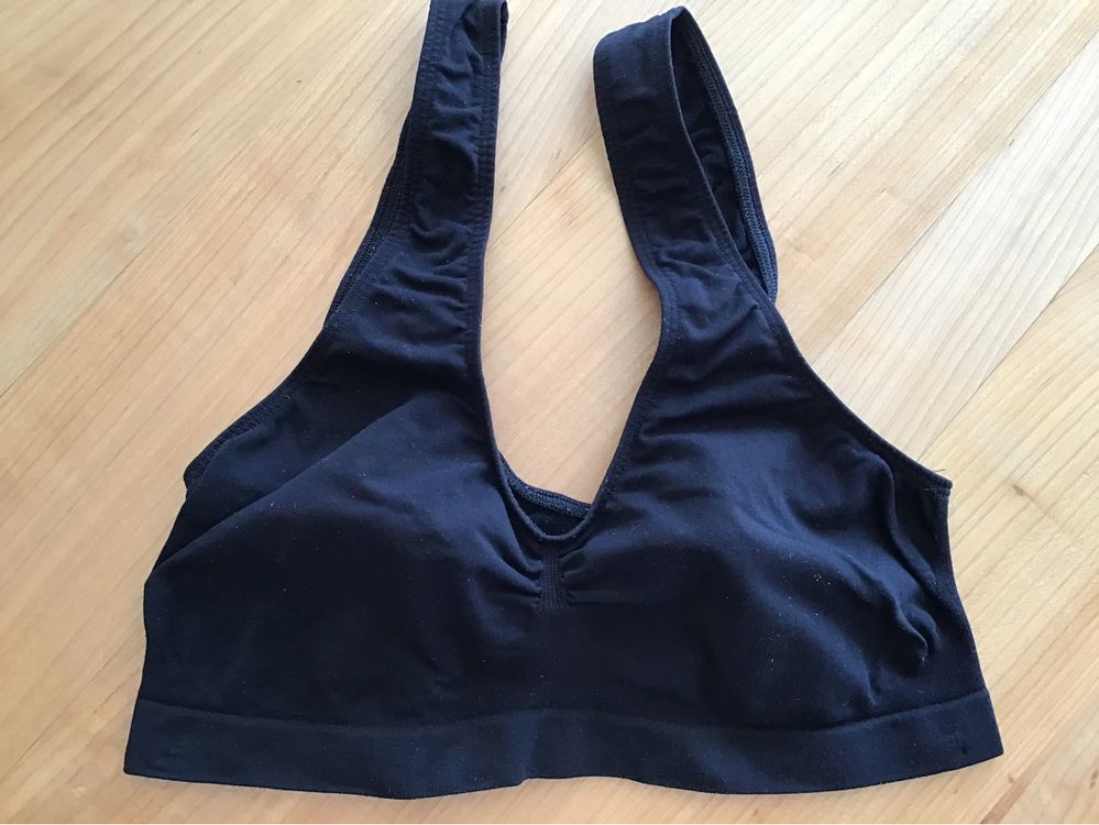 Sport BH Racerback Ohne Bügel - Glättender Bralette Mit Vollrücken