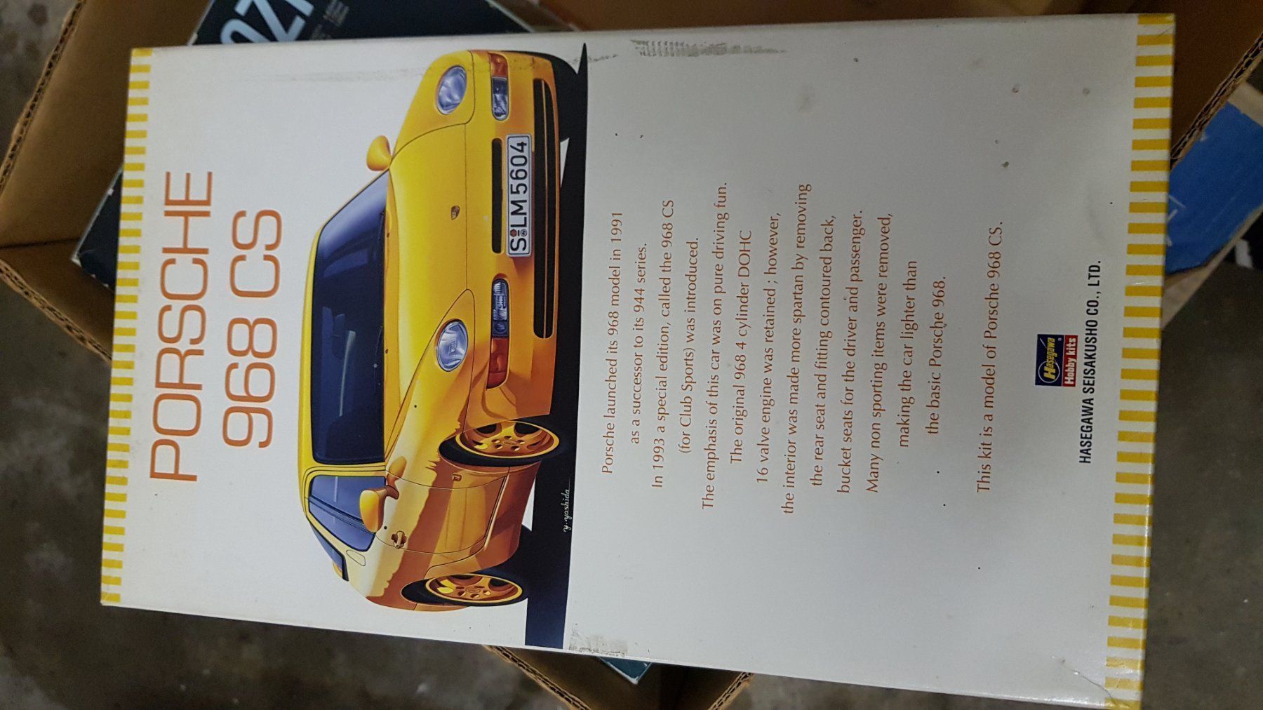 Modellini d'auto: Porsche 968 CS 1:24 Kit  Hasegawa – Nuovo e nell'imballaggio originale da Fribourg venduto da 911cc 9
