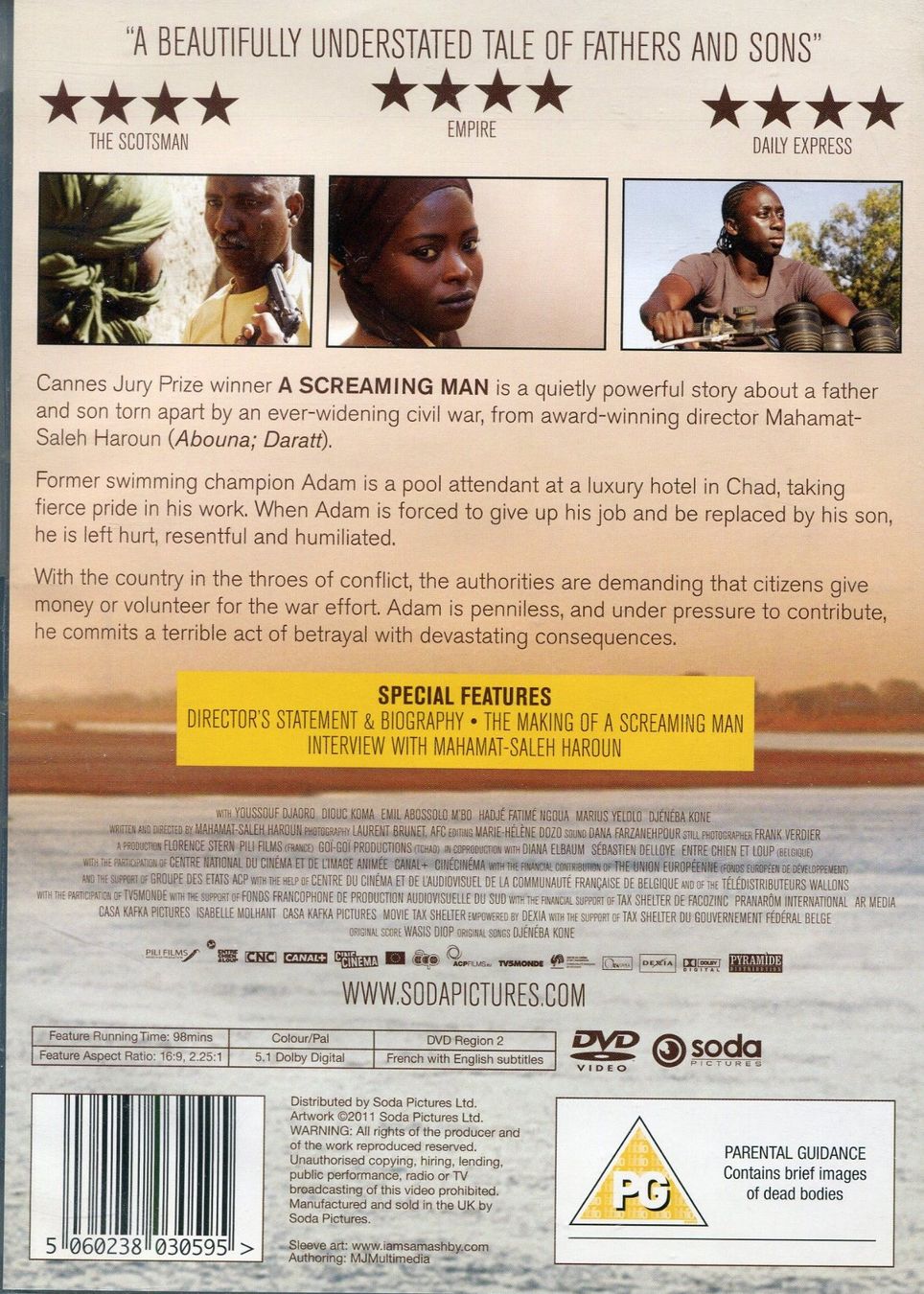Tutti i DVDs: A SCREAMING MAN  - DVD – Usato da Les Avants venduto da soyouz63 1