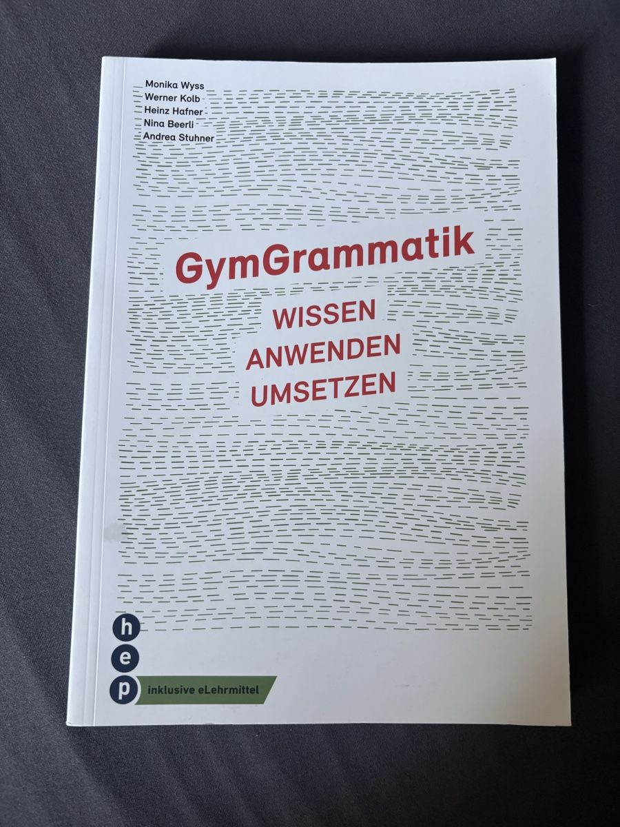 Bücher: GymGrammatik  – Neu (gemäss Beschreibung) aus Altnau von JilSchaelchli