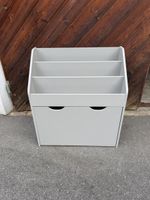 Kinder Bücherregal grau