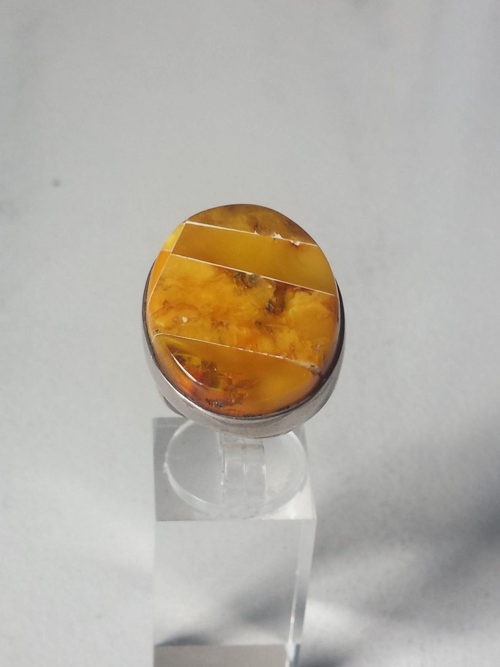 Bagues: Bernstein Ring Schmuck keine Kette – D'occasion à Matten b. Interl par EdelsteineInterlaken 3