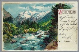 WETTERHORN LITO 1899, GEGEN DAS LICHT HALTEN, BAHN-0 REINACH