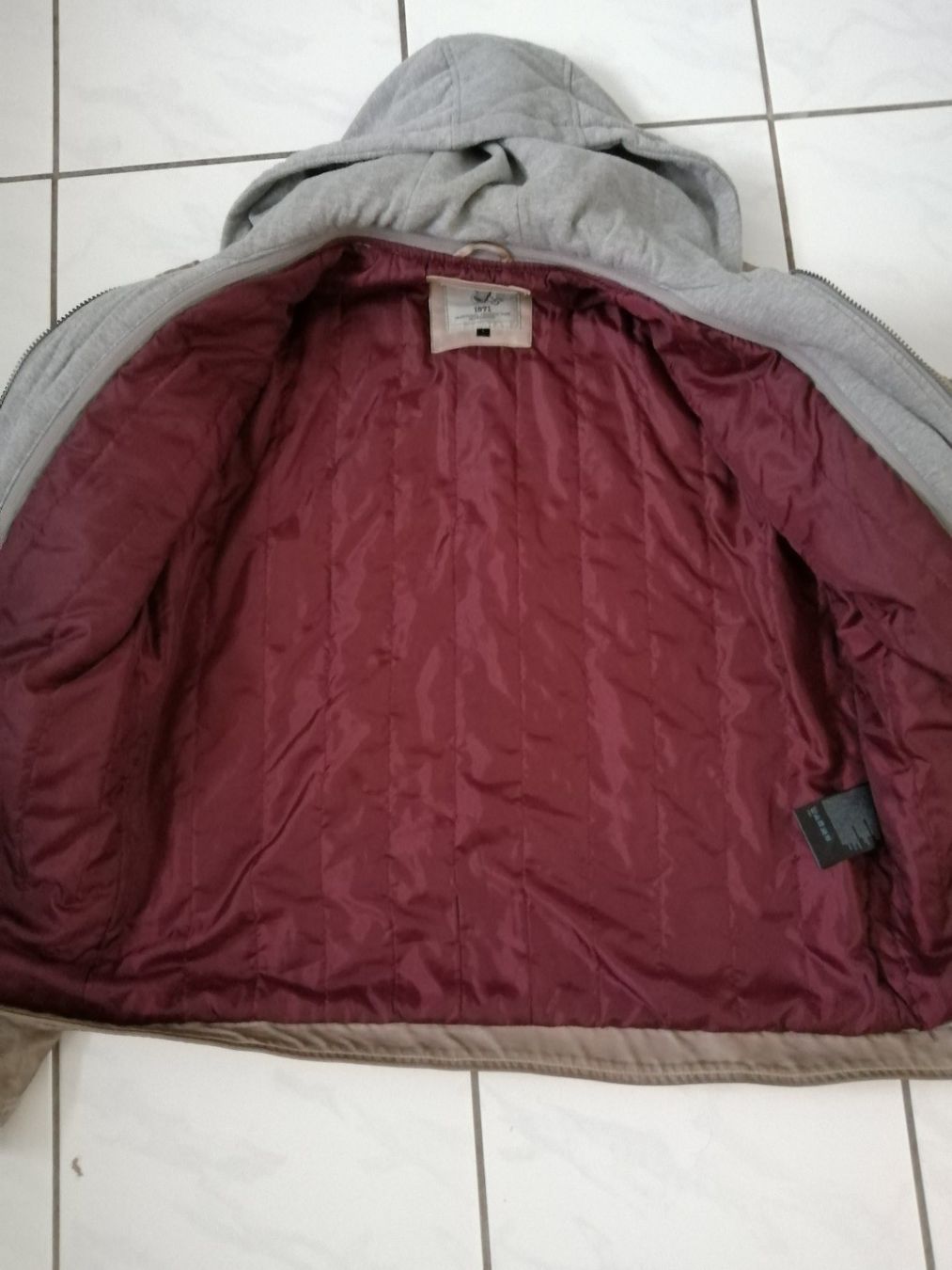 Giacche: Angelo Litrico Lederjacke Grösse L mit Kapuze – Usato da Honau venduto da holunder3 4
