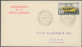 1937 - Automobilpostbüro - Ersttagsbrief FDC ET