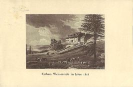 Kurhaus Weissenstein im Jahre 1828  - Jahrhundertfeier 1928