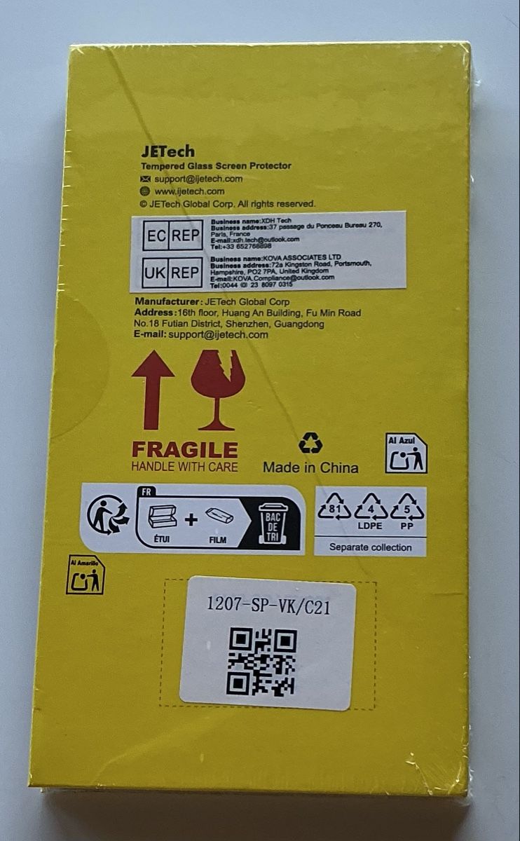 Retouches de peinture & films: JETech Tempered Glass Screen Protector – Neuf avec emballage d'origine à Beinwil am See par Tobi-Wied 1