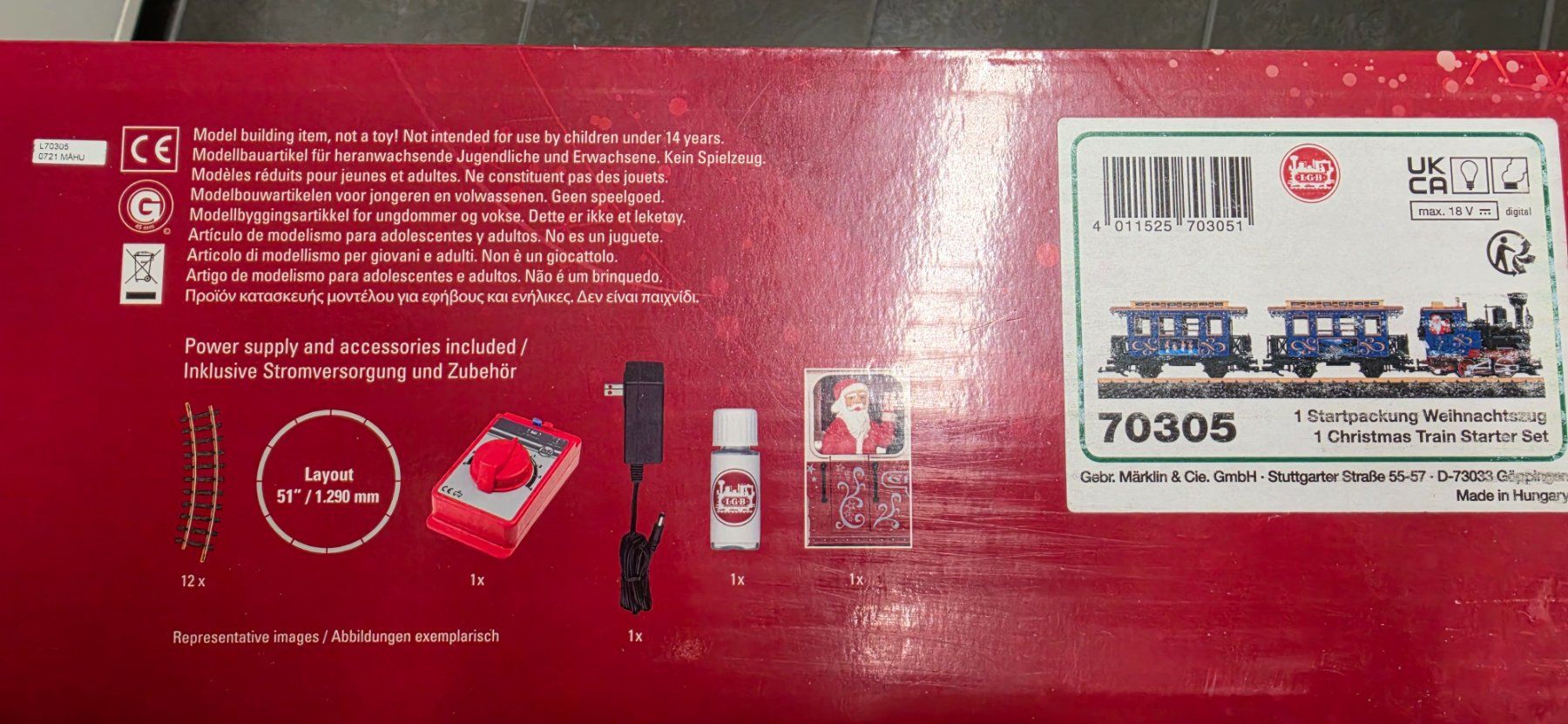 LGB Modelleisenbahnen: LGB 70305 Christmas Train Starter Set neu – Neu (gemäss Beschreibung) aus Breitenbach von gnieserli 1