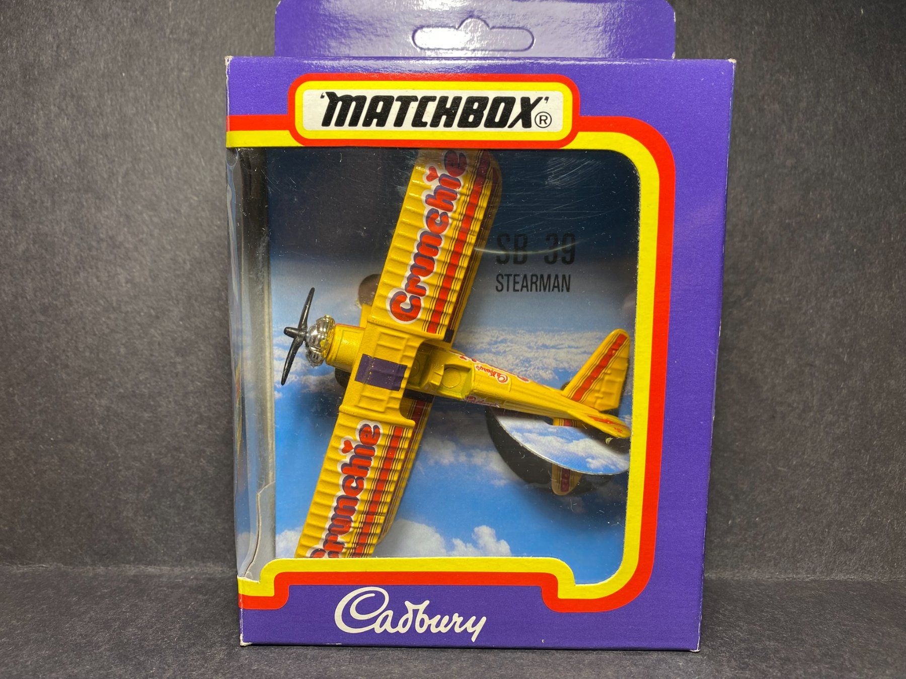Matchbox Modellautos: Matchbox Cadbury Crunchie Stearman SB-39 OVP – Neu und originalverpackt aus Spiez von Mlandcruiser