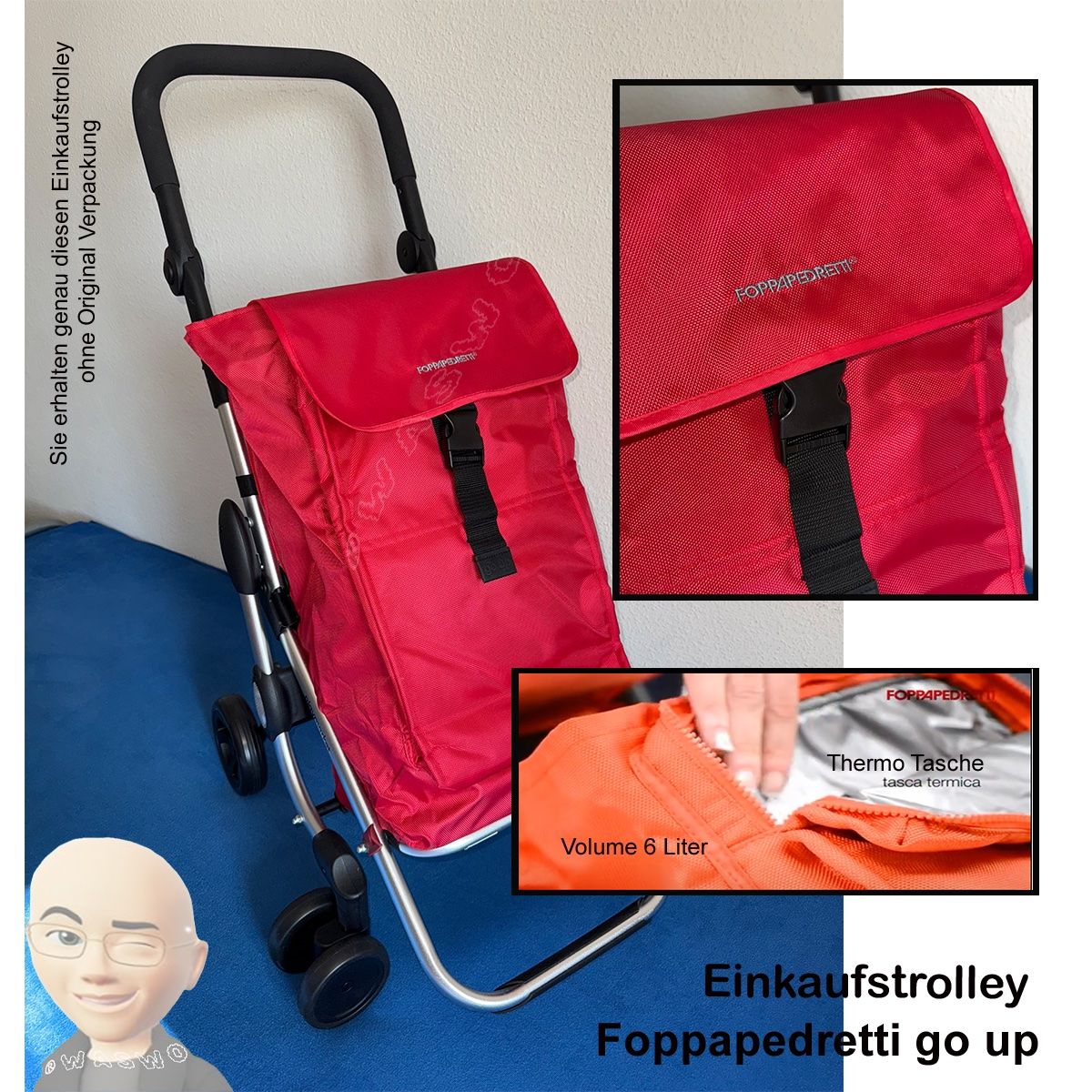 Altro per la casa: Einkaufstrolley go up von Foppapedretti – Nuovo (secondo la descrizione) da Istighofen venduto da Waswo 5