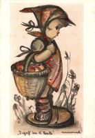 Mädchen mit Apfelkorb (Berta Hummel)