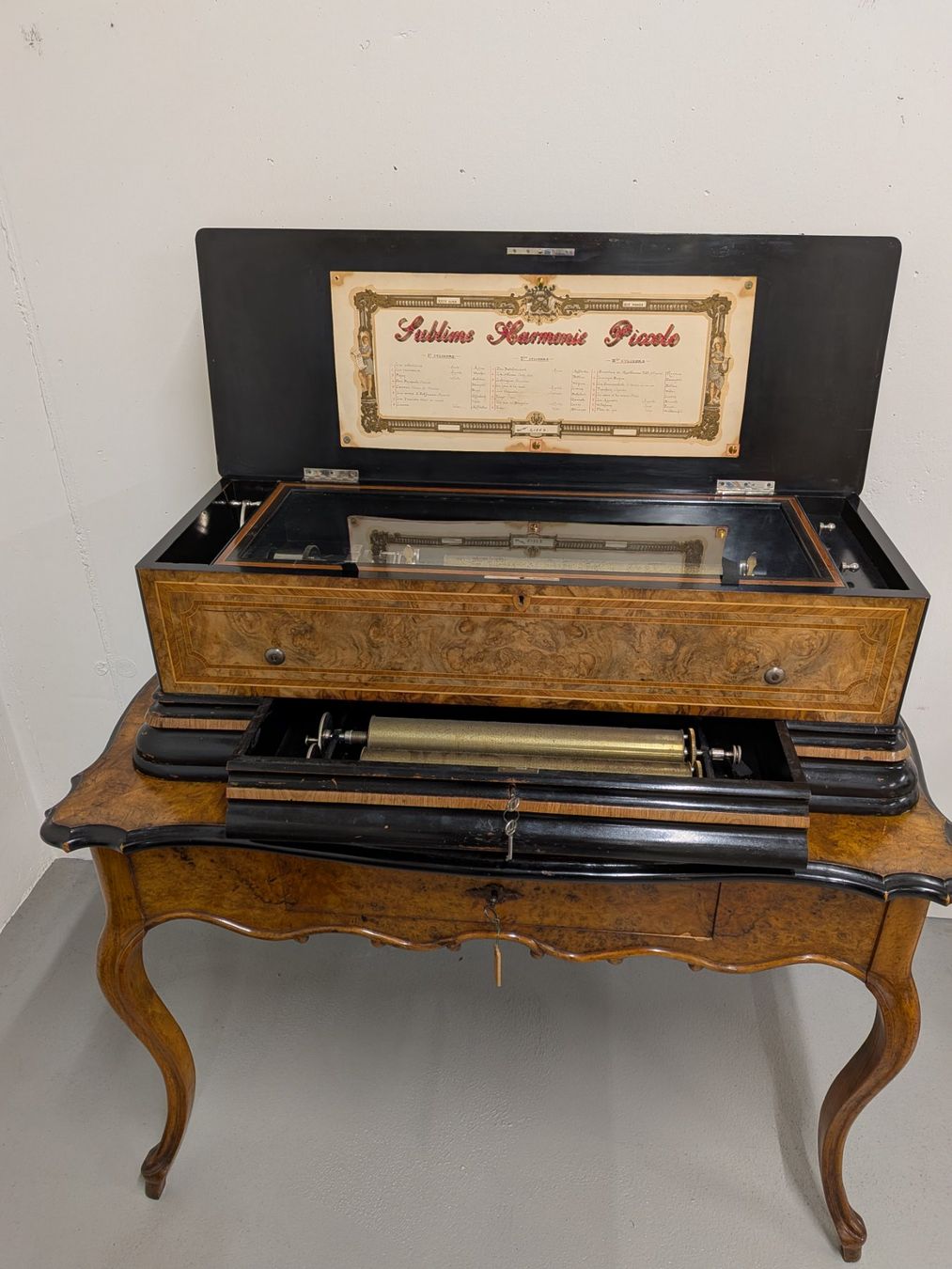 Paillard Carillon: Spieldose mit Wechselwalzen Paillard, Ste-Croix – Usato da Schönenwerd venduto da kybi