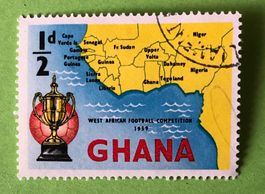 BRIEFMARKEN AUS  Ghana GESTEMPELT  Siehe Original Fotos. 