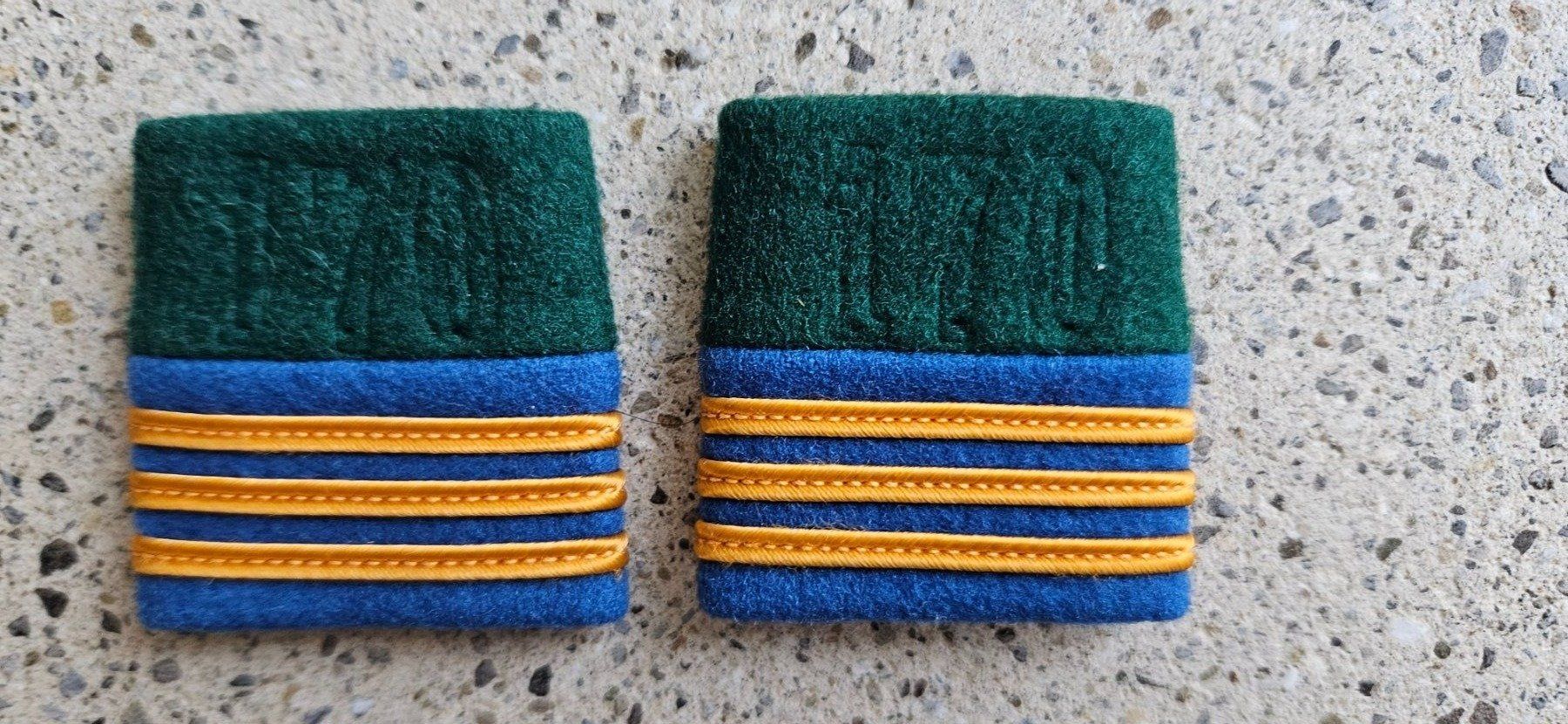 Schweizer Armee Placchette & Badge: *** Patten /Schulterschlaufen  *** – Usato da Riedholz venduto da fr_sIruP