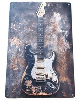 Gitarre - Blechschild  (neu, OVP)