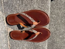 Roxy Flip Flop / Sandalen / Leder Grösse 36