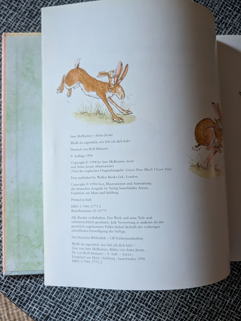 Libri: Kinderbuch "Weisst du eigentlich, wie lieb ich dich hab?" – Usato da Nänikon venduto da Haexli_70 2