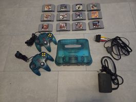 Nintendo 64 Konsole mit 12 Spielen und Zubehör