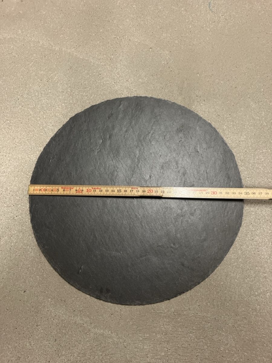 Piatti di portata: Schieferplatte, rund, Durchmesser 35cm – Nuovo (secondo la descrizione) da Wettingen venduto da BAG4478 1