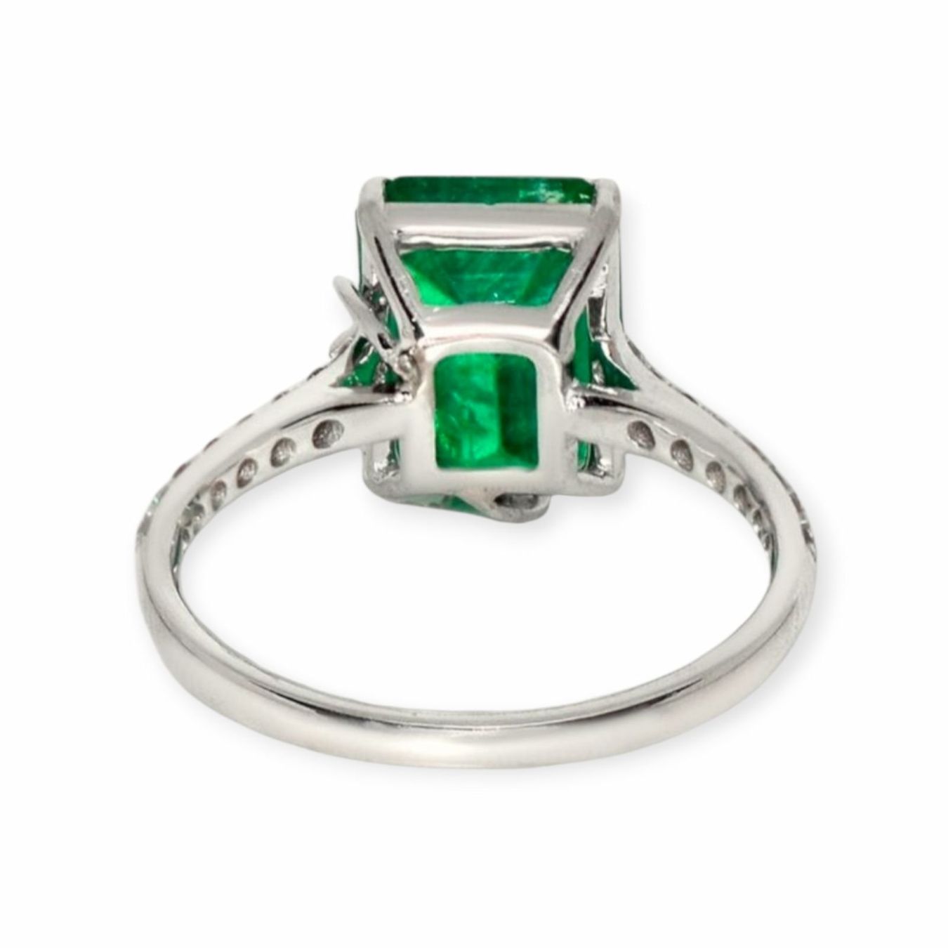 Anelli: Smaragd-Ring 14k Weissgold 3,21ct – Nuovo e nell'imballaggio originale da Illnau venduto da Juwelier_Mahler_GmbH 3