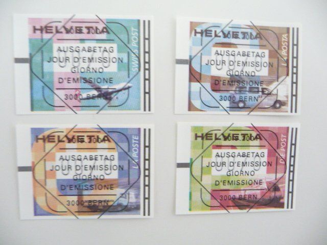 Alle Briefmarken: 2001  Automatenmarken  /  gestempelt  ET – Neu und originalverpackt aus Kloten von zimboida
