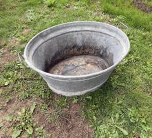 Zuber Zinkwanne 65 L dicht