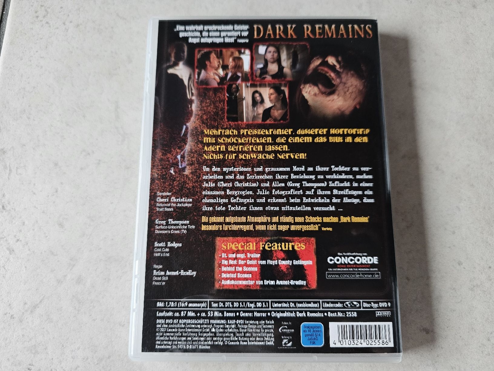 Alle DVDs: Dark Remains  -  Das Grauen stirbt nie – Gebraucht aus Schneisingen von backstore24 1