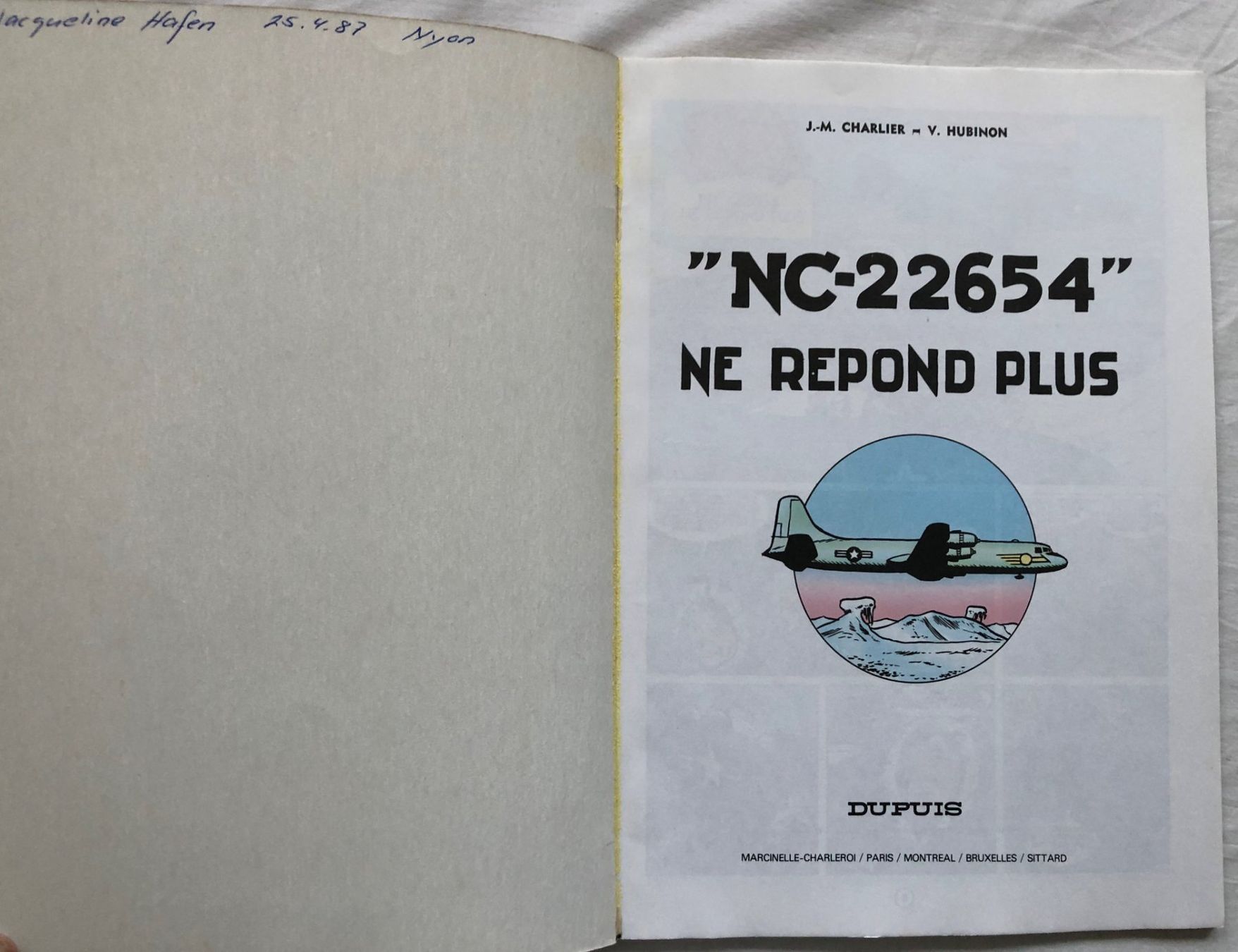 Fumetti: BUCK DANNY - 15 - "NC-22654" ne répond plus – Usato da Schaffhausen venduto da durruti 1