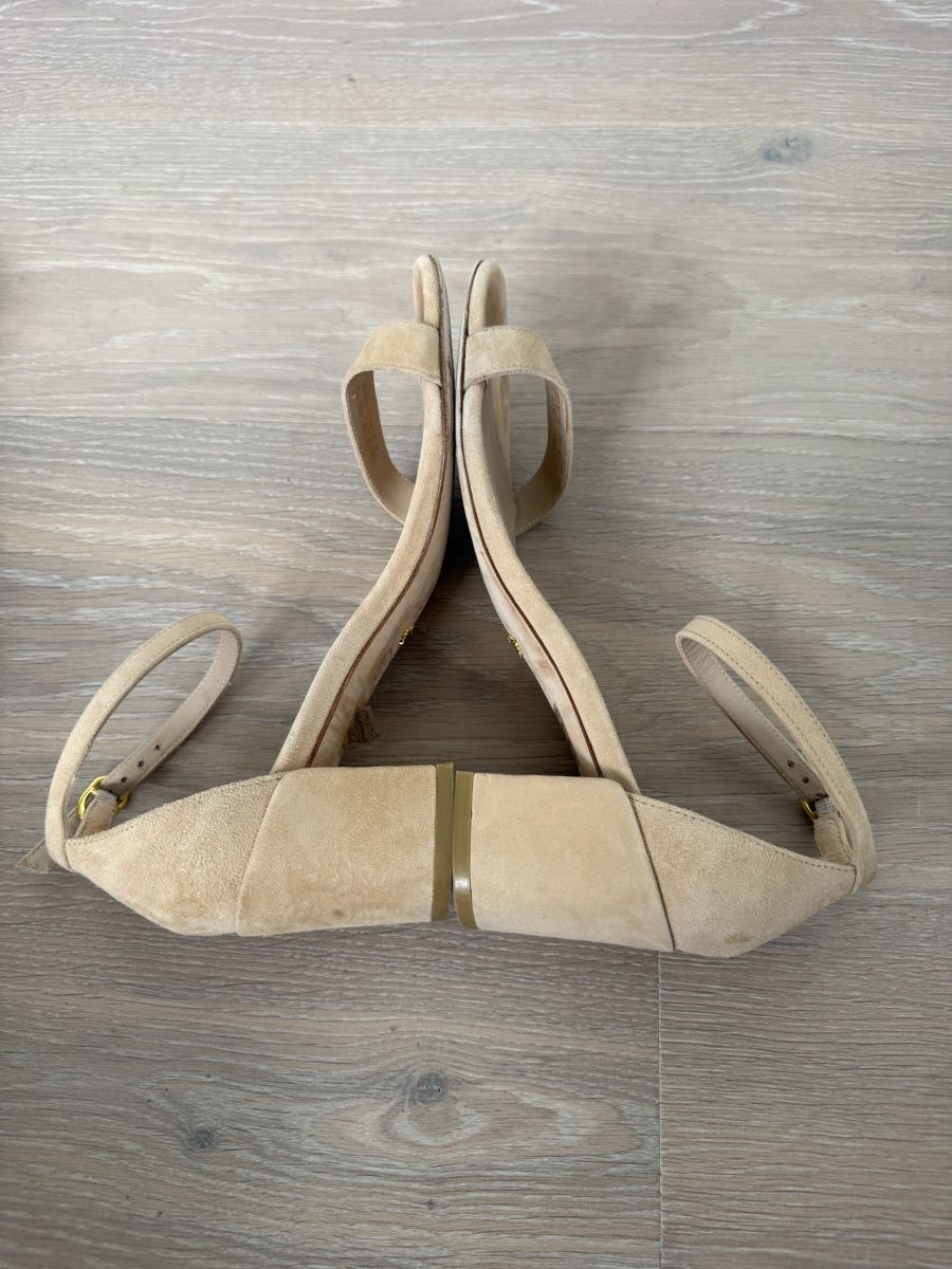 Stuart Weitzman Chaussures femmes: Stuart Weitzman, Block Heel Sandals, Suede, Size 37.5 – D'occasion à Zug par Beolingus22 2