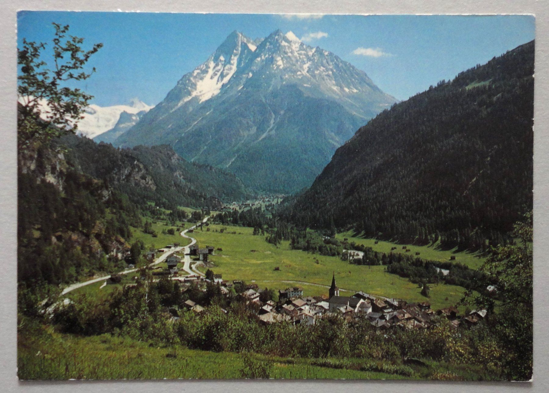 Cartoline postali: Evolène, Val d' Hérens, avec les Dts de Veisivy – Usato da Fétigny venduto da Billy2miny