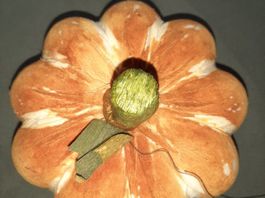 HERBST ZEIT KÜRBIS ZEIT DEKO  KÜRBIS AUS PAPMACHE