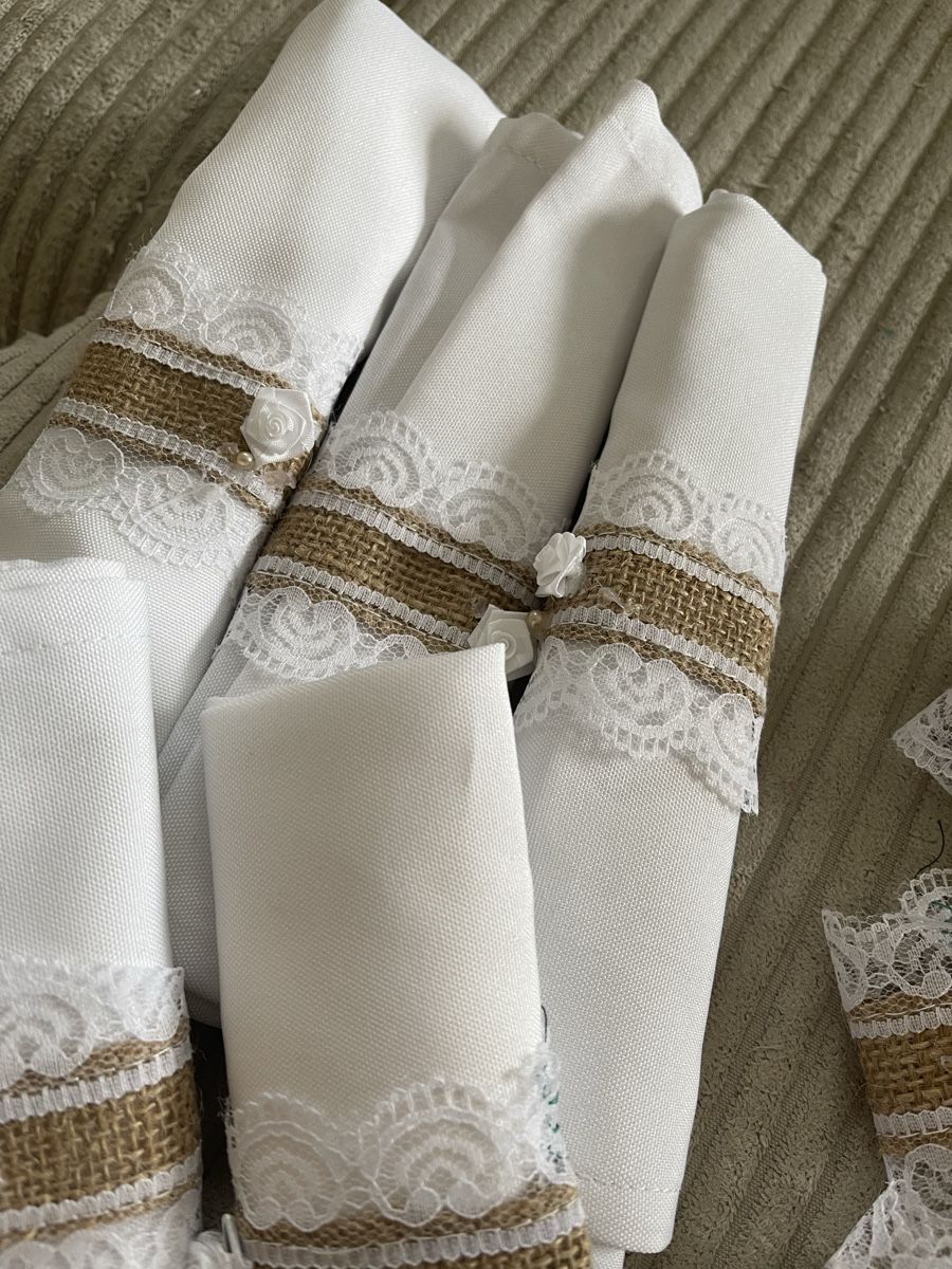 Altro in Decorazioni & Accessori: Ronds serviette mariage – Usato da St-Pierre-Clages venduto da Largomuch 3