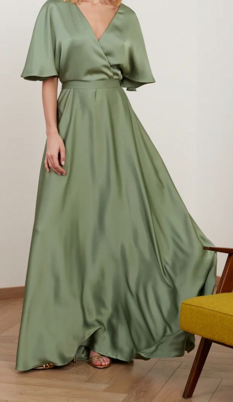 Vestiti: Salbeigrün Maxikleid Grösse M festlich! – Nuovo e nell'imballaggio originale da Oberbipp venduto da Missy2021 4