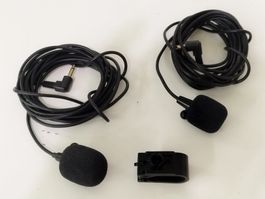 2x Krawattenmicro-Set, je 2m Kabel, gold Stecker, TOP Quali!