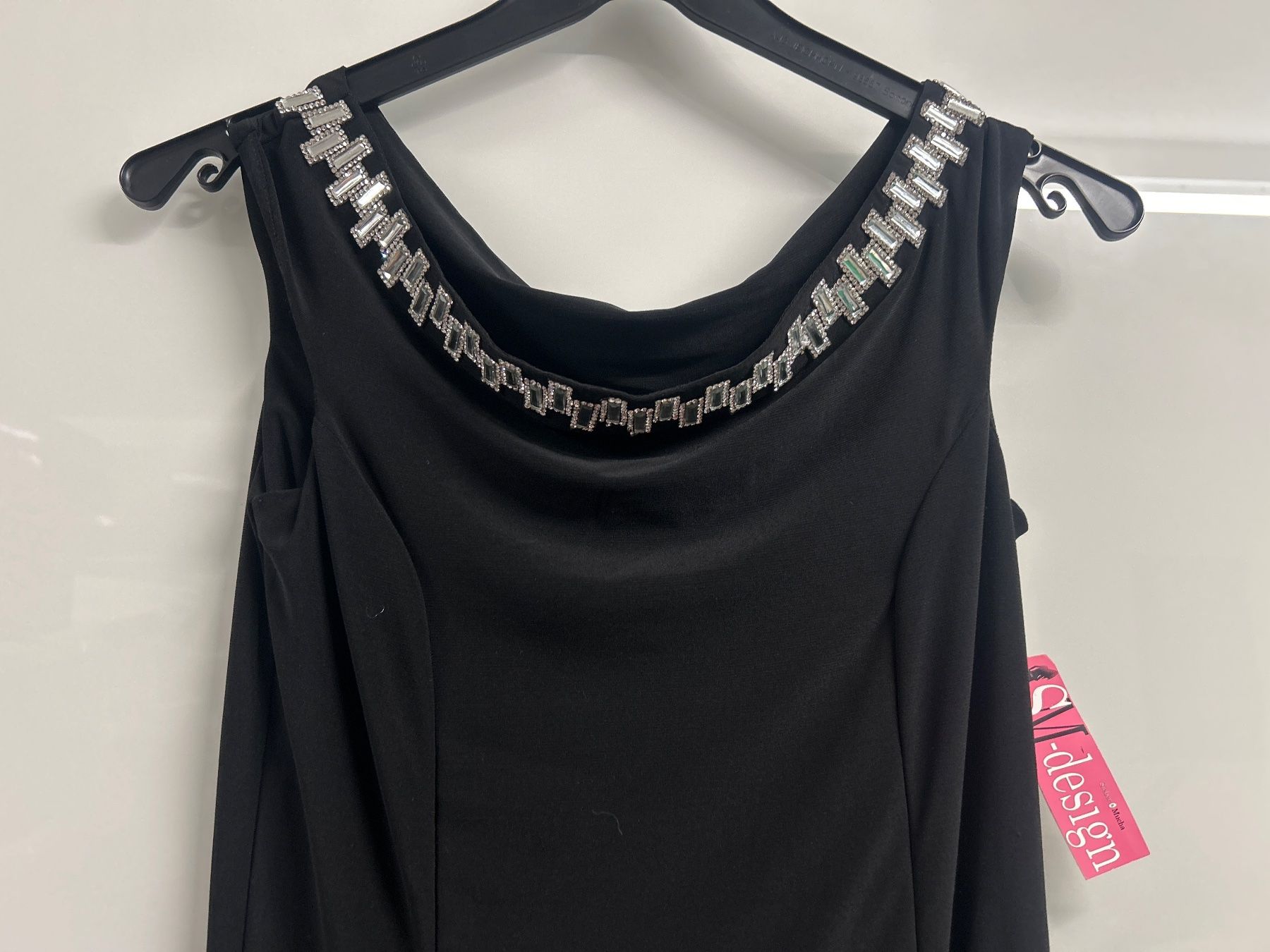 Vestiti: Abendkleid mit Strass, schwarz Gr M NEU – Nuovo e nell'imballaggio originale da Regensdorf venduto da Spyke55 1