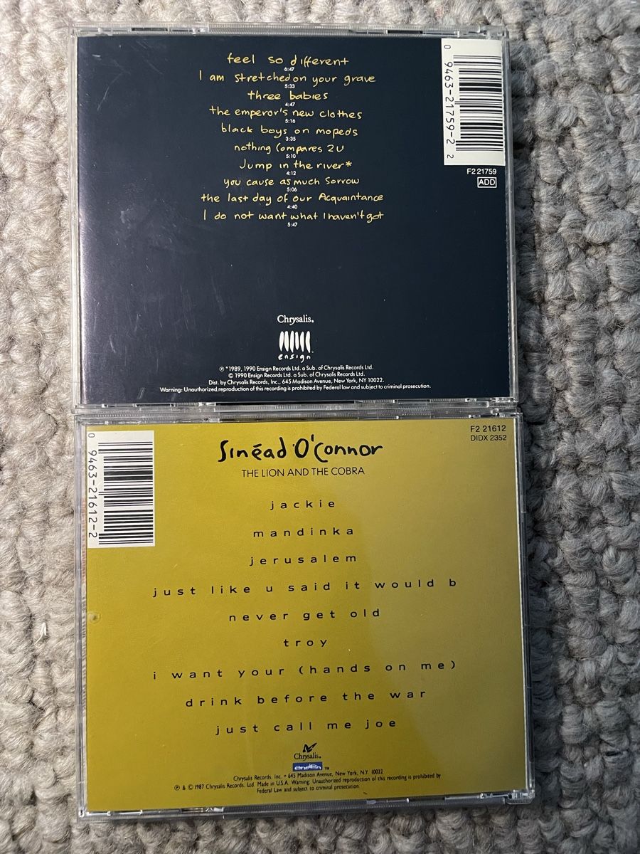 CDs: 2x Shinéad O’Connor  – Gebraucht aus Reinach AG von trigger7811 1