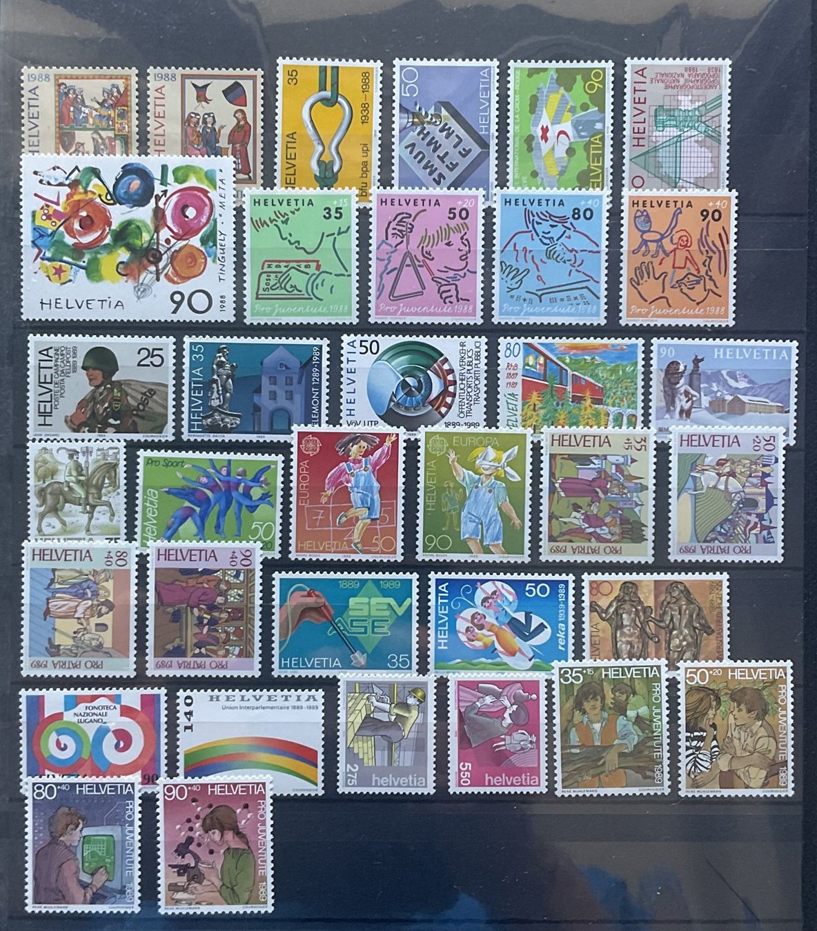 Tutti i francobolli: Schweizer Briefmarken: Frankaturware der Jahre 1981 bis 1989 – Nuovo (secondo la descrizione) da Luzern venduto da 19primeln 5
