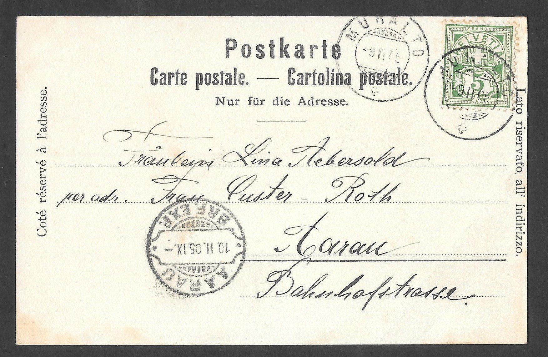 Cartoline postali: Locarno Villa Camelia – Usato da Olten venduto da clotaldi 1
