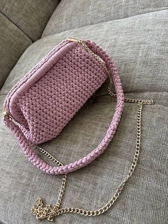 Clutchbag Handgemachte Häkeltasche