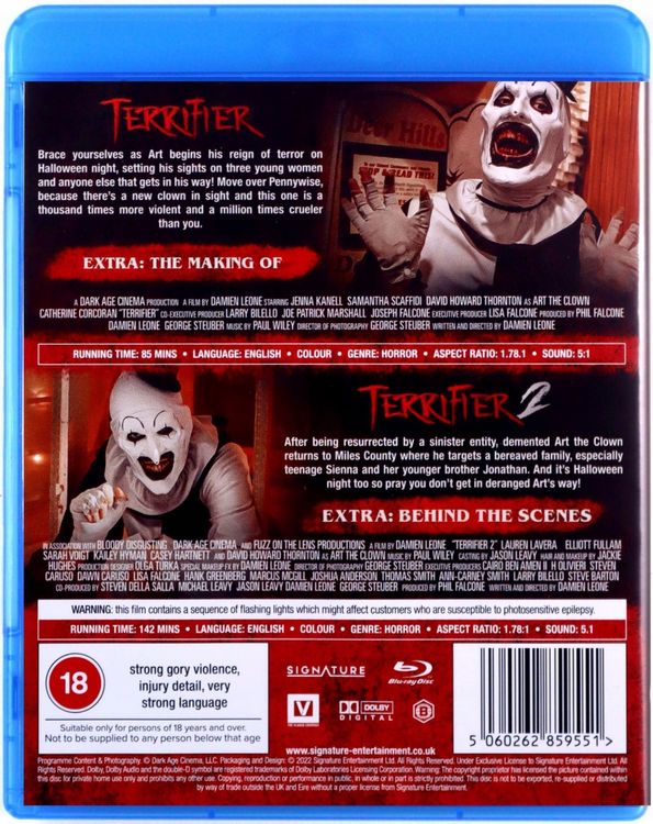 Terrifier 1&2 / uncut Kaufen auf Ricardo