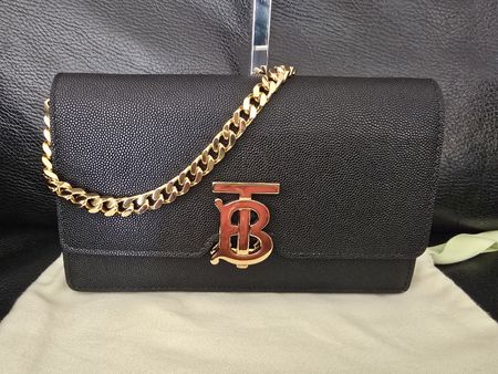 BURBERRY Mini-Umhängetasche in Schwarz