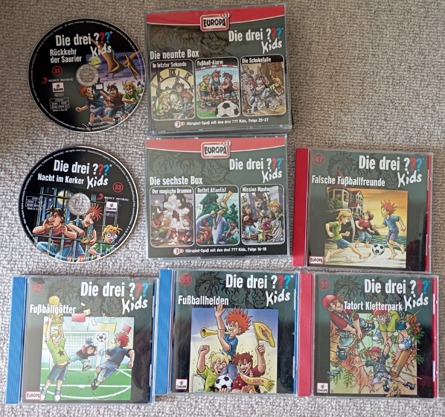 CD: 11 CDs Die drei??? neuwertig – Nuovo (secondo la descrizione) da Wettingen venduto da penelope39 1
