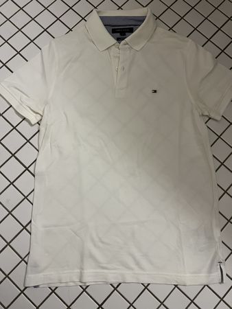 Weisses Herrenpolo von Tommy Hilfiger