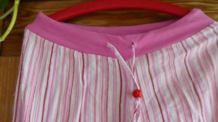 Rosa Hippi Hose Gr 36 Bund37cm mit Gummizug myc
